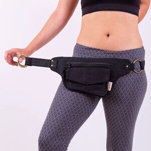 Ekeko boho utility hip bag made w/ organic cotton